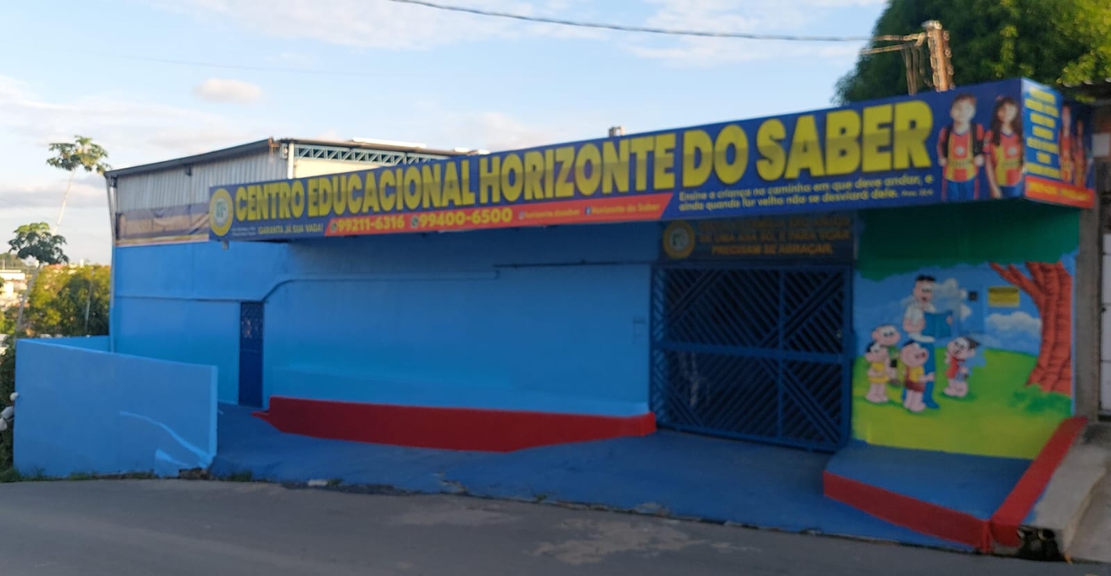 Fachada da Escola Horizonte do Saber
